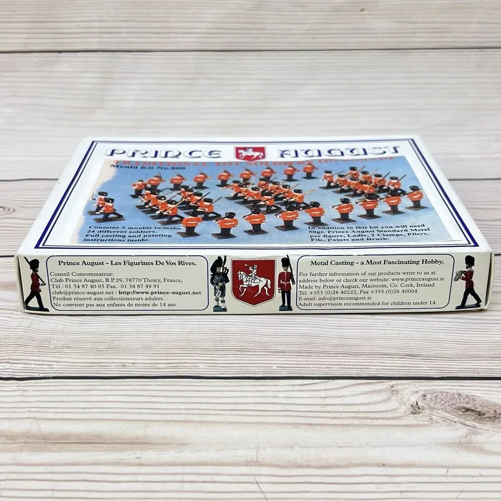 VTG Prince August Traditional British Toy Soldiers Parade Mould Kit 800 -3 Molds